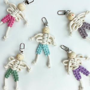 마크라메 천사 걱정인형 만들기 DIY 키트 매듭공예 초등 공예 단체 수업 재료