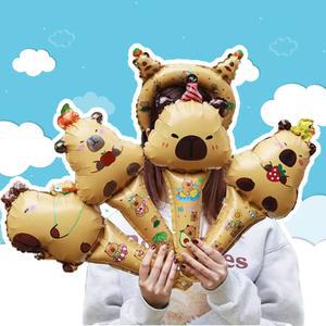 카피바라 응원봉 풍선 응원막대 도구 막대풍선 운동회 체육대회