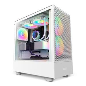 :NZXT H5 Flow RGB 대원씨티에스 컴퓨터 PC 케이스 (화이트)