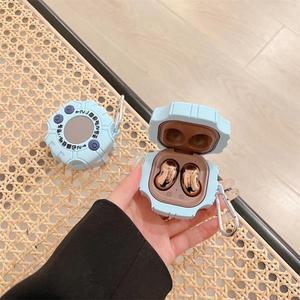 큐트 만화 디지몬 몬스터 Digivice 삼성 Galaxy Buds2 pro/Buds FE/Buds Live 용 고퀄리티 실리콘 이어폰