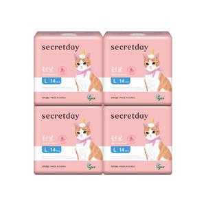 시크릿데이 러브Plus 대형 14P X 4팩