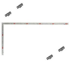 50cmx25cm 직각자 10030 일본 신와 사시가네 스텐직각자 토탈공구