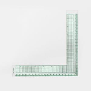 유니크 미니 그레이딩 직각자 (20cm/6.5inch) G-007