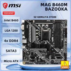 MSI MAG B460M BAZOOKA 마더보드 LGA 1200 Intel DDR4 128GB 2x M.2 mATX 지원 i9-10900 i7-10700F i5-1060