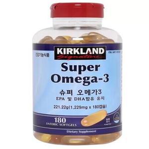 커클랜드 슈퍼 오메가3 1229mg x 180 캡슐 1+1 목넘김이편한 영양제
