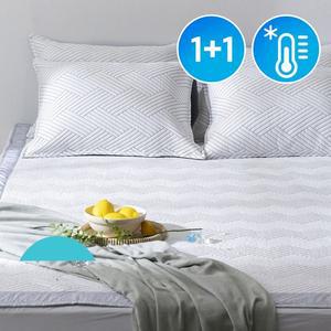[신상] 아이스쿨 냉감 침대패드 3size 2colors 1+1