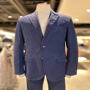 [레노마] ROAMBJ07A S/S 블루컬러 면스판 슬림핏 캐주얼 자켓