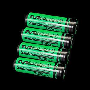 [메가캐논]MEGACANON 5000 x 4개 SET /21700_5000mAh(보호회로) 배터리/삼성Cell 21700-50G/50E/KC인증
