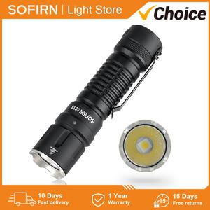 Sofirn SC33 XHP70.3 HI 4700-5300K LED 손전등 5200lm 강력한 21700 USB C 충전식 토치테일 E-스위치 실외