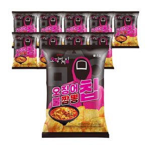 [오징어게임] 오징어 불짬뽕칩 50g x 10개