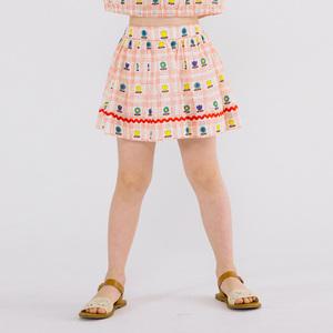 [아이러브제이] 벨리나 체크꽃 스커트 JWUSK07