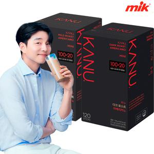 맥심 카누 다크 / 마일드 미니 120T [아메리카노/원두커피/디카페인/라떼/커피믹스/스
