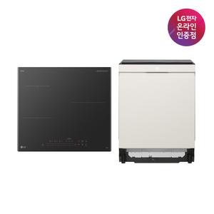 LG 디오스 인덕션+열풍건조 식기세척기세트 6BGL1E-ASB2 (BEI3ASB2O+DUE6BGL1E)