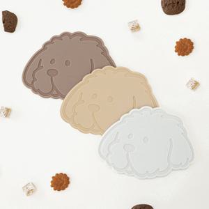 국내생산 댕댕이 실리콘 인덕션 보호매트 냄비받침 2개