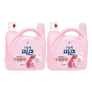 피죤 고농축 섬유유연제 대용량 섬유유연제 로맨틱플라워 5.5L, 2개