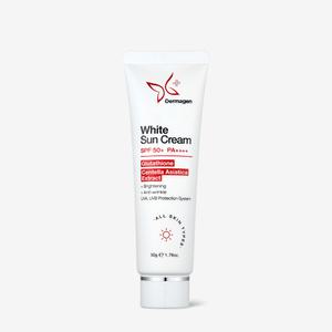 더마겐 화이트 선크림 50g 1개 예민피부 3중 기능성 무기자차