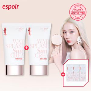[듀오기획] 워터 스플래쉬 선크림 세라마이드 (60ml+60ml) + 선크림 3ml 추가 증정