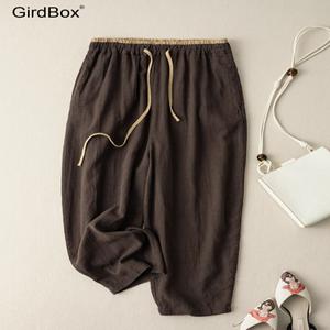 생활한복 GirdBox 개량한복 여성용 린넨 바지 데일리 통풍 편안한 스타일