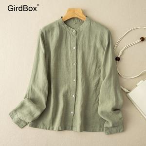 생활한복 GirdBox 개량한복 여성용 린넨 저고리 철릭원피스 데일리 시스루 허리치마