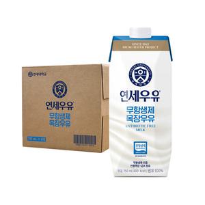 [최종 14,290]무항생제 멸균우유 750mlx6