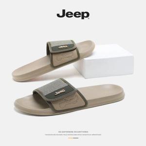 JEEP 남성 여름 슬리퍼 비치 신발 경량 샌들 미끄럼 방지