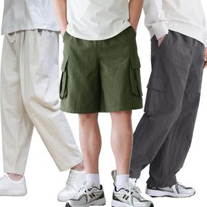 사 은 품 증 정 남자 면바지 반바지 린넨 텐셀 시어서커 버뮤다 쿨스판 면팬츠 카고 코