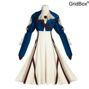 할로윈코스튬 GirdBox 코스프레의상 여성용 비올레트 에버가든 코스튬 풀세트