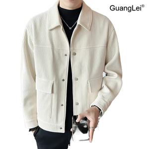 남성 바람막이 GuangLei 봄 여름 캐주얼 아노락 자켓 스포츠 학생용