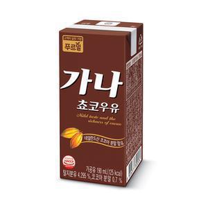 푸르밀 멸균 가나초코우유 190ml 24개입
