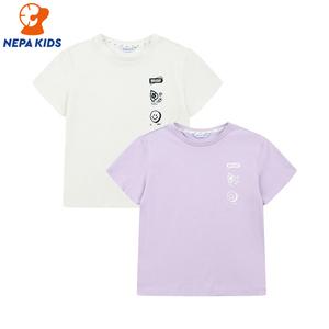 NEPA KIDS 네파키즈 여아 라니 크롭 반소매 티셔츠 KJ45337