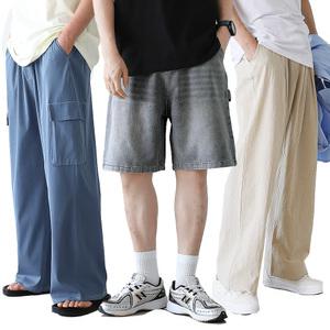 사 은 품 증 정 남자 면바지 반바지 린넨 텐셀 시어서커 버뮤다 쿨스판 면팬츠 카고 코