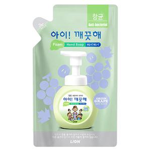 [아이깨끗해] 아이깨끗해 향균 폼 핸드솝 리필(200ml) 청포도향 손세정제 거품형 핸드워시