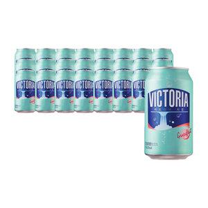 빅토리아 스파클링 자몽, 350ml, 24개