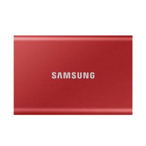 [카드5%추가할인] 삼성전자 외장SSD T7 2TB 레드 USB3.2 Gen.2 Type-C MU-PC2T0