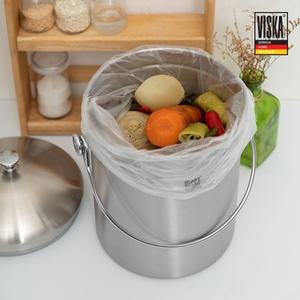 [VISKA] 비스카 5L 스테인레스 스틸 음식물 쓰레기통 VK-500L