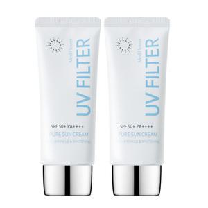 [메디플라워]매일 피부가 편안하게! 유브이 필터 퓨어 선크림 50ml 2개/저자극 무기자차/데일리 선케어 기획전/남성화장품 모음전