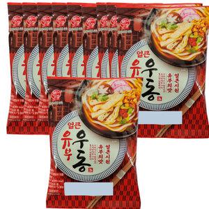 한일식품 본고장  봉지면 얼큰시원 유부우동 234.2g (10개입)