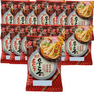 한일식품 본고장  봉지면 얼큰시원 유부우동 234.2g (15개입)