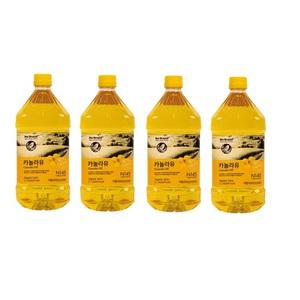 노브 랜드 음식 착착 요리준비 카놀라유 2L X 4개 한번에 No brand 식물성 기름 야외 대용량 행사
