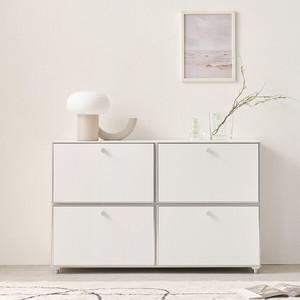 나무뜰 로아 AP1200 2단 미드센추리 모듈가구 거실장 서랍장 PKF113C