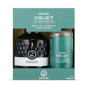 불스원 그라스 오브제 디퓨저 차량용방향제 100ml 1개 상큼한 잉글리쉬버베나향