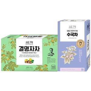 쌍계 수국차 100T+결명자차 100T