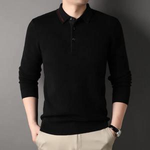 EAMT 남자 칼라넥 겨울 양털 셔츠 자 스웨터 도톰 니트 상의 EUNG4
