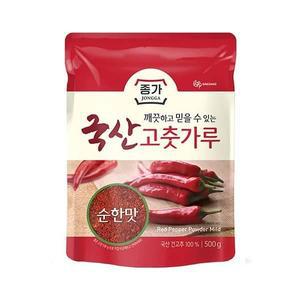 종가 고춧가루 (순한맛) 500g 엄마손맛 한식 반찬 만능소스 밥도둑