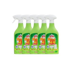 홈스타 락스와세제 3X 폼스프레이 후레쉬 500ML 5개