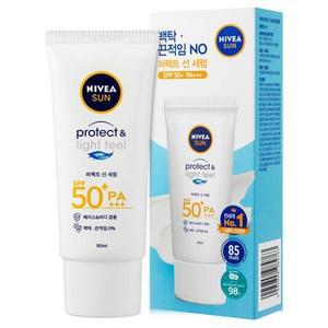 니베아 썬크림 선세럼 선프로텍트 앤 라이트 1개 SPF50+ PA+++