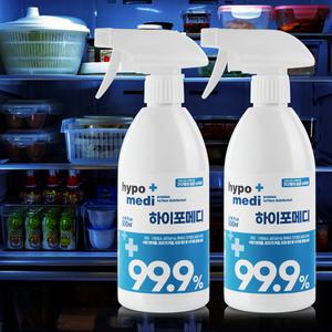 냉장고 뿌리는 살균 탈취제 하이포메디 500ml x 2개 / 냉장고탈취제 냄새제거