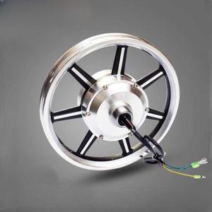 전면 후면 구동 휠 전기자전거 톱니형 14인치 48v500w