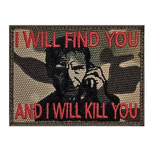 [BZJL7ISS_4C]I FIND YOU AND WILL KILL 멀티카모 패치