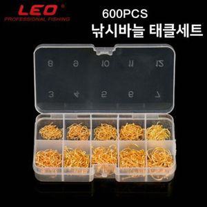 600P 낚시바늘세트 케이스포함 덕용 낚시바늘
